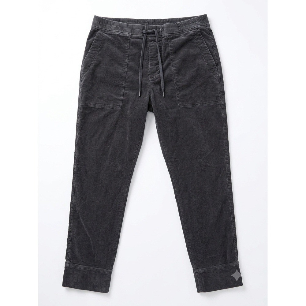 James Perse Pants Men Gray Size 4 Corduroy Utility Drawstring Field Distressed*